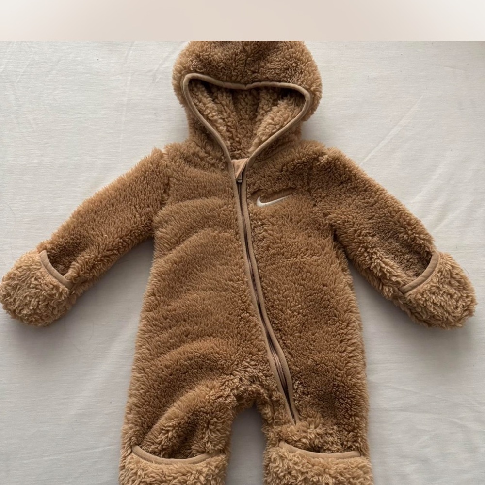 Nike Tan Fleece Kids One Piece